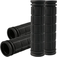 Black mountain bike Handlebar grips